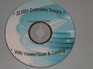 PES Embroidery Designs - Over 22,000 Designs on DVD/3CDs/USB - Brother/Baby Lock