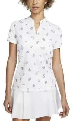 Polo de golf Nike Dri-FIT Victory estampado cachemir GRANDE (blanco/gris) DH1982-100 Foto 1 de 4