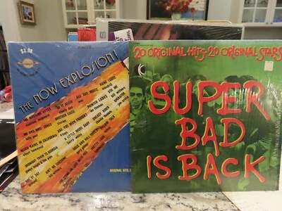 SHRINK WRAP 2X NM- VINYL LP COMPILATION LOT BILL WITHERS STEELY DAN GARY GLITTER - Image 1 of 4