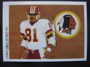 Art Monk Washington Redskins Upper Deck 1991 Collector's Choice Vernon Wells NFL - Picture 1 of 2