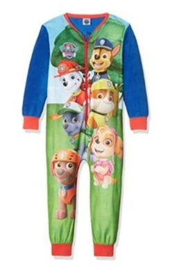 NICKELODEON Boys Paw Patrol All in One Sleep Suit Pyjamas Age 18-24 Months