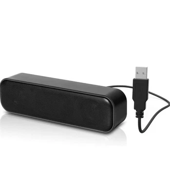 Upgraded USB Computer /Laptop Speaker with Stereo Sound & Enhanced Bass - Image 1 of 4