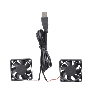 5V Silents USB Cooling Fan 50x50x15mm Hydraulic Bearing 5164RPM For Electronics - Afbeelding 1 van 8