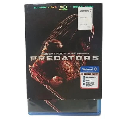 Predators (Blu-ray/DVD 2010, 3-Disc Set) Adrien Brody’s W/ Slipcover  - Image 1 of 4