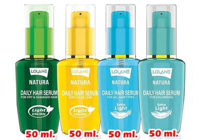 LOLANE Natura Hair Serum Damaged Colored Care Volumzing All Hair Type 4 Formulas - Image 1 of 4