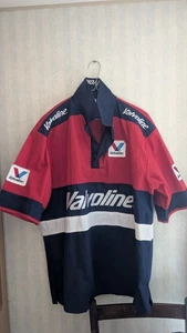 Vintage Valvoline Racing Pit Crew Shirt NASCAR Motorsport Used XL Vgc - Picture 1 of 6
