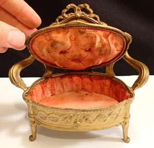 Antique Orfevrerie Dilecta Depose Jewellery Casket - Box - France - Bild 1 von 12