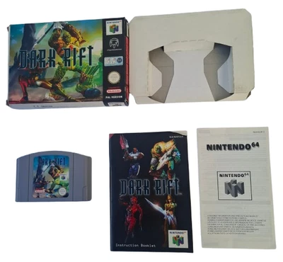 Dark Rift Nintendo 64 N64 Modul mit Anleitung und Verpackung CIB PAL Version - Bild 1 von 4