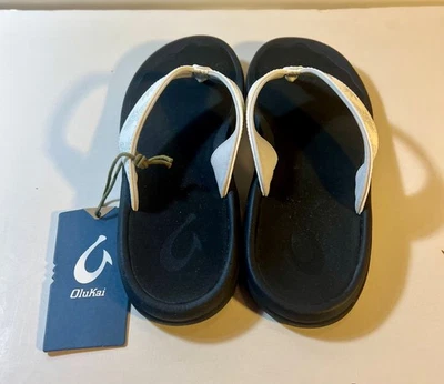 Женские ярко-белые сандалии OluKai / Hua размер 8 новые в коробке - Изображение 1 из 4