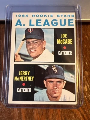 Joe McCabe Jerry McNertney 1964 Topps High AL Rookie Stars RC# #564 NM Range - Image 1 of 4