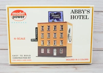 Model Power 1532, Abby's Hotel, Structure Model Kit, N Scale - Image 1 of 4