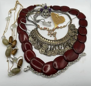 9 Teile Schmuck Konvolut Ethno Tribal - Bild 1 von 5