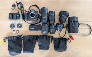 Nikon D7000 w/ 6 Lenses, 4 Batteries, Charger, 5 Cases, 2 Sd Card, Etc! - Picture 1 of 24