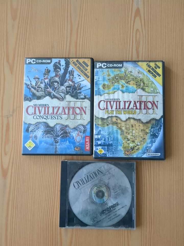 Civilization 2 Und 3 Erweiterungen PC Conquests Und Play The World - Bild 1 von 2