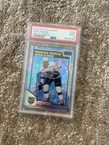 2020-21 UD OPC Platinum Gabe Vilardi Arctic Freeze /99 Rookie Graded PSA 9 Mint - Picture 1 of 2