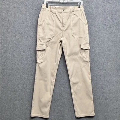 Sanctuary 雕刻 Hayden 修身直筒工装裤 30 码棕褐色 Gorpcore 弹力 — 第 1/4 张图片