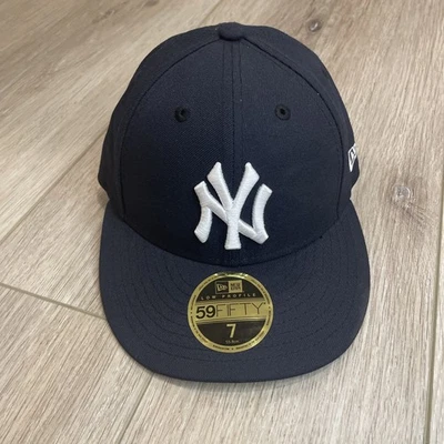 MLB New York NY Yankees New Era On Field 59Fifty Fitted Hat Cap Blue Size 7 NEW! - Image 1 of 4