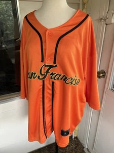 Renegade San Francisco Giants Jersey Size 2X Orange Nwt’s - Picture 1 of 5