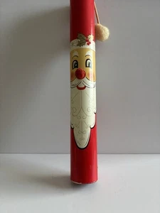 Soporte de coincidencias navideñas vintage de Papá Noel 12"" con acento de pompones incluido - Imagen 1 de 10