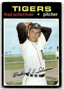 1971 Topps #316 Fred Scherman Detroit Tigers VG-VGEX SET BREAK! - Picture 1 of 2