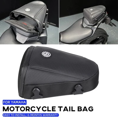 Motorcycle Rear Seat Tail Bag Backpack For YAMAHA MT07 MT-07 /Y-AMT FZ-07 FZ07 - Image 1 of 4