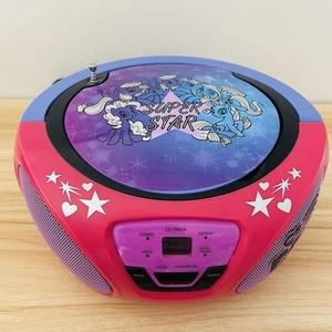 2016 Hasbro My Little Pony Portable CD Player AM/FM Radio Boombox Working - Picture 1 of 15