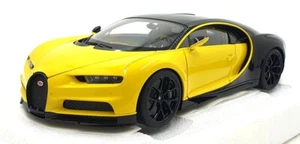 Autoart 1/18 Scale Diecast 70994 - Bugati Chiron - Yellow/Black - Picture 1 of 7