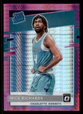 2020-21 Donruss Optic Hyper Pink #193 Nick Richards RR - Image 1 of 2