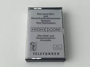 Telefunken High Com Mesure et Démonstration Cassette / Mesure + Test Tape - Photo 1/4