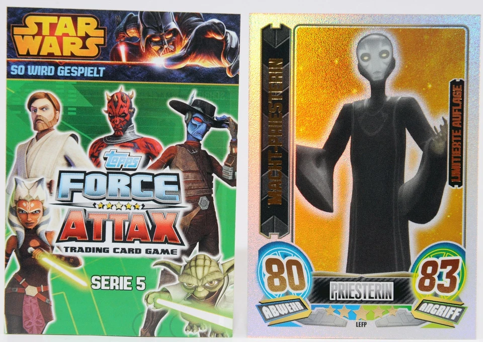 Force Attax Clone Wars Serie 5 Force Meister, Star & limitierte Karten aussuchen - Bild 1 von 1