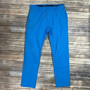 Vineyard Vines On the Go Pants Slim Fit Stretch Golf 32x30 Mens Blue Chino - Picture 1 of 11