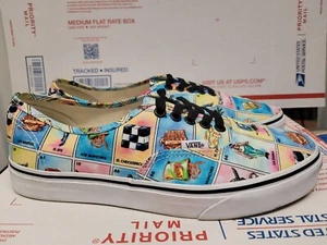 Vans Auténticos Los Vans Lotería Zapatos Tenis Hombre’s 9.5 Mujer’s 11 Con Cordones Usados - Imagen 1 de 11