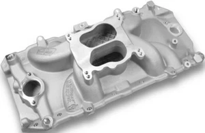 WEIAND STREET WARRIOR INTAKE MANIFOLD,SATIN,396-427 W/ OVAL PORT HEADS,BBC,V8 - Picture 1 of 1