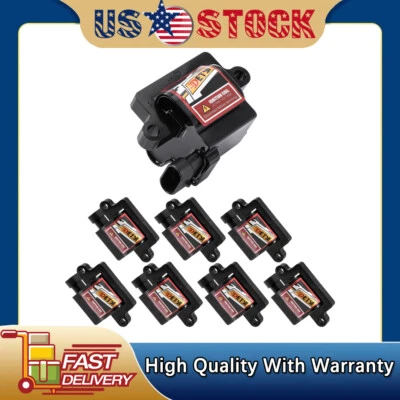 For (1999-2007) GMC Sierra 1500 4.8L 5.3L 6.0L Square Type Ignition Coils UF-271 - Image 1 of 4