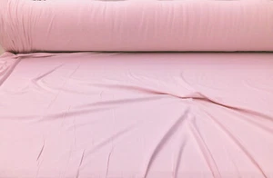 Tanboocel Bamboo Spandex Fabric 4 way Stretch Light Pink B211 - Picture 1 of 1