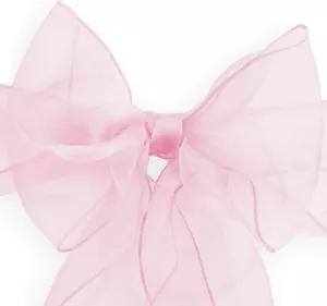 Lot of 50 Pink 8"x108" Organza Ribbons Bow Wedding Chair Cover Sash Bows NEW! - Picture 1 of 3