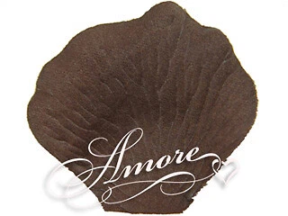 1000 pétalos de rosa de seda para boda marrón moca-chocolate-cacao, pétalos y guirnaldas, ro Foto 1 de 1