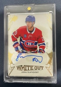  Juraj Slafkovsky 2022 - 2023 Spx Whiteout Rookie Auto 3/15 🔥 