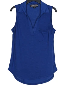 Almost Famous Pullover Sleeveless Shirt Size S, Deep Blue/Purple - Picture 1 of 2