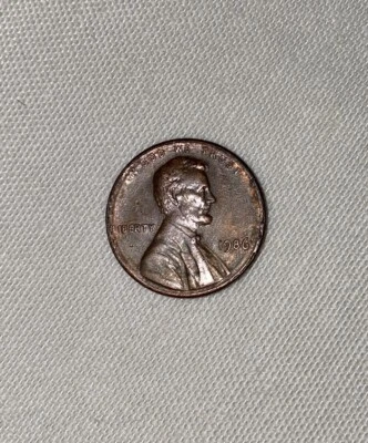 1986 Lincoln Cent Penny 1C Coin, DD Errors - Image 1 of 4