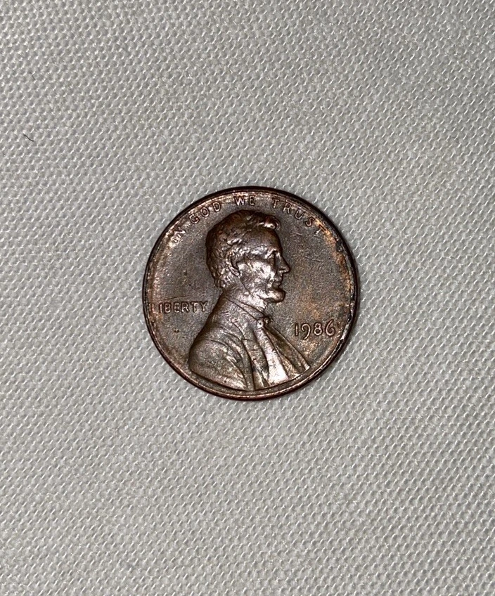 1986 Lincoln Cent Penny 1C Coin, DD Errors - Image 1 of 4