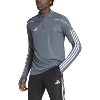 Adidas Men's Tiro 23 League Training Top Onix Grey/White HS0329 - Image 1 of 4