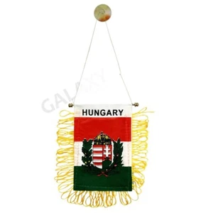 Mini Bandera Hungría / Bandera Hungría / Mini Bandera Ventana Coche Doble Cara Bandera - Imagen 1 de 1