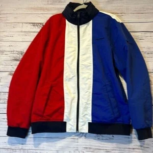Tommy Hilfiger Lightweight Colorblock Jacket Coat Size XL - Picture 1 of 9