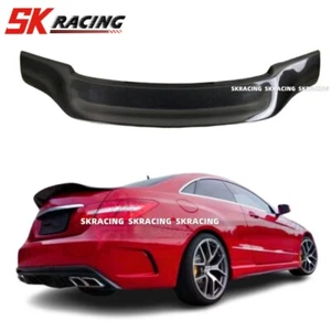 Fits 10-17 Mercedes W207 C207 E-Class Coupe Carbon Fiber Rear Trunk Spoiler Wing - Picture 1 of 14