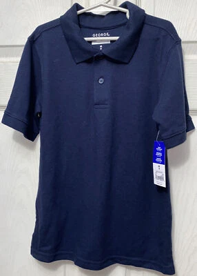 Nuevo con etiquetas Camisa Polo Uniforme George Azul Marino Talla M/8 para Niño  Foto 1 de 3