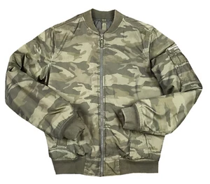 Abercrombie Kids Full Zip Camo Military Jacket With Pockets Size 15/16 - Picture 1 of 7