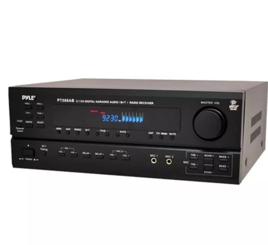PYLE PT588AB 5.1-Channel Home Stereo Karaoke Receiver with Bluetooth And Amp - Image 1 of 4