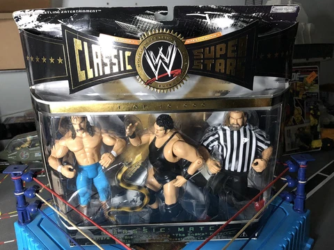 WWE CLASSIC SUPERSTARS ANDRE THE GIANT-JAKE THE SNAKE BIG JOHN STUDD Cover