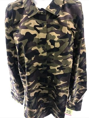 Camisa con botones Zumba Now - Camuflada Z1T02409 Grande. Unisex Foto 1 de 4